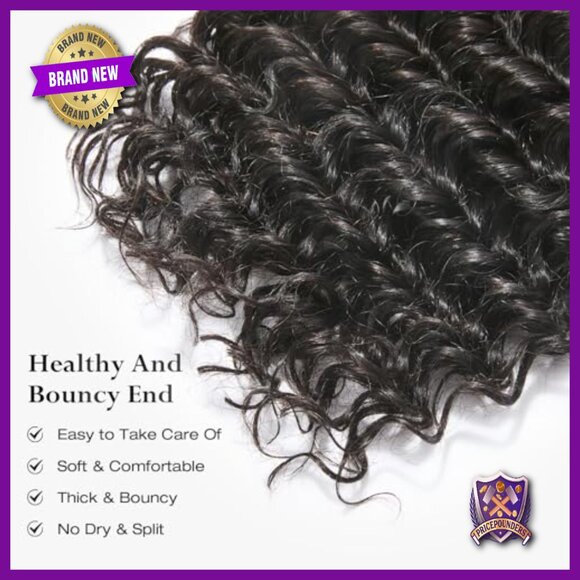 20 Inch Human Hair Extensions Deep Wave Unprocessed Cambodian Raw Hair main image 6